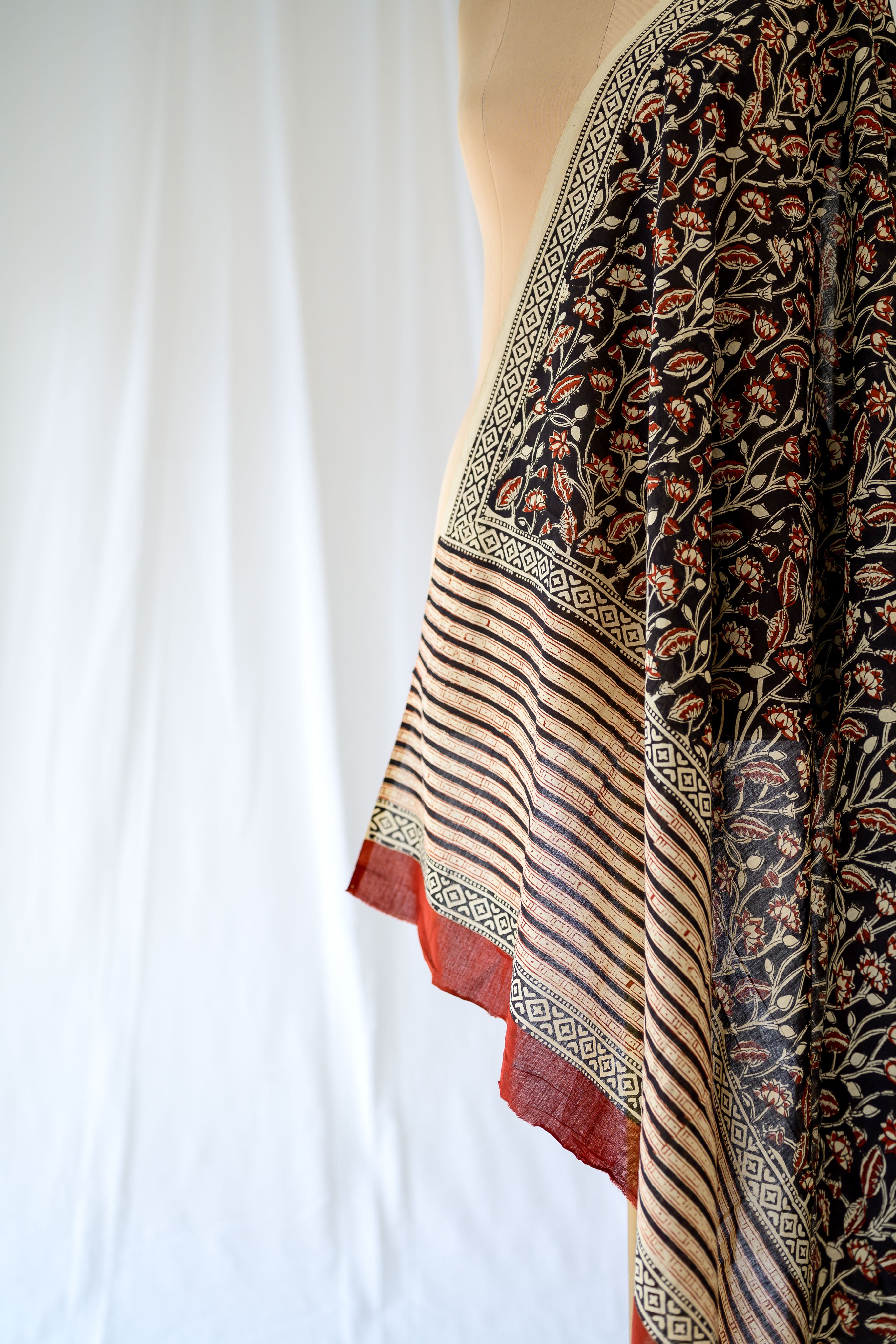 Velvet Garden Bagru Cotton Dupatta