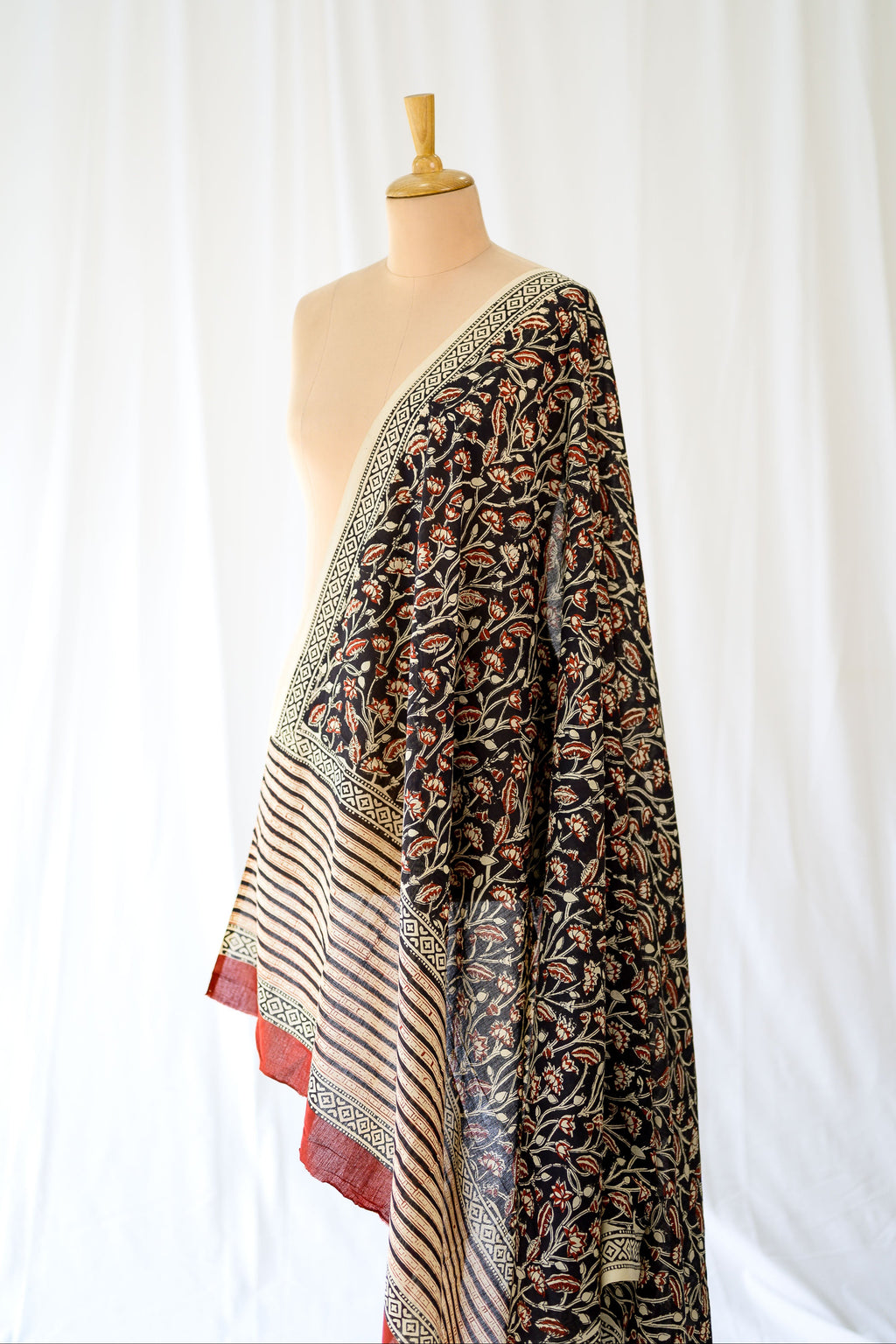 Velvet Garden Bagru Cotton Dupatta