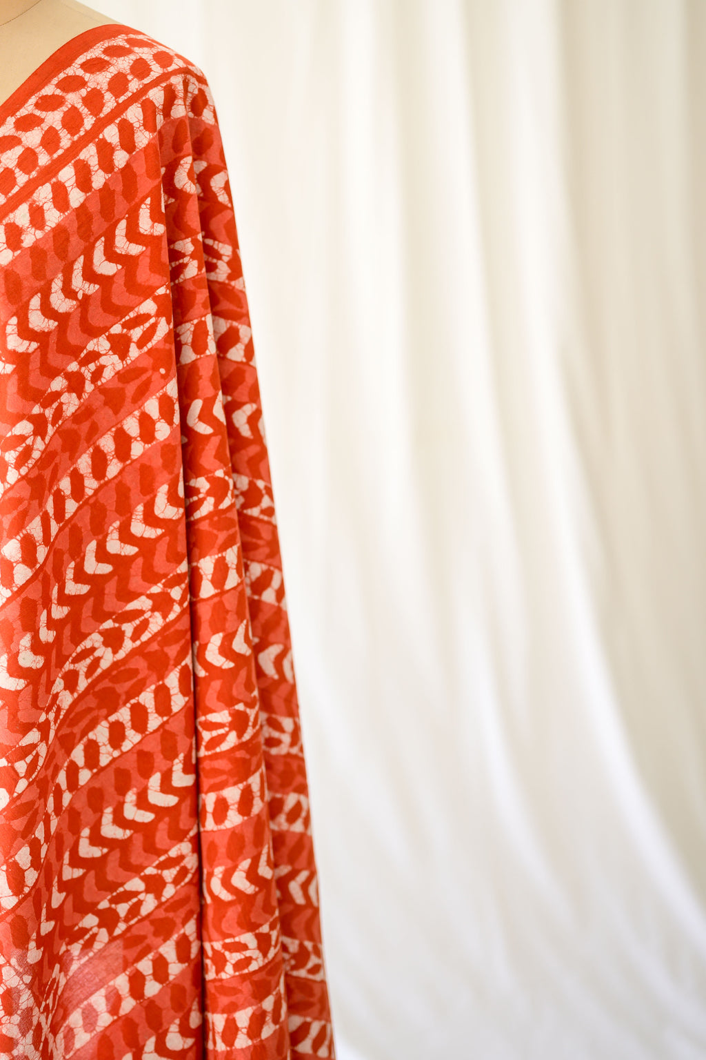 Sunbaked Leaves Bagru Cotton Dupatta