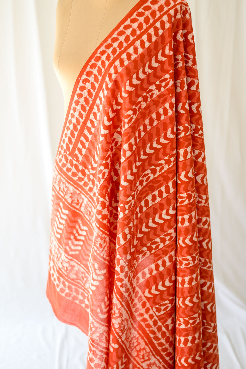 Sunbaked Leaves Bagru Cotton Dupatta