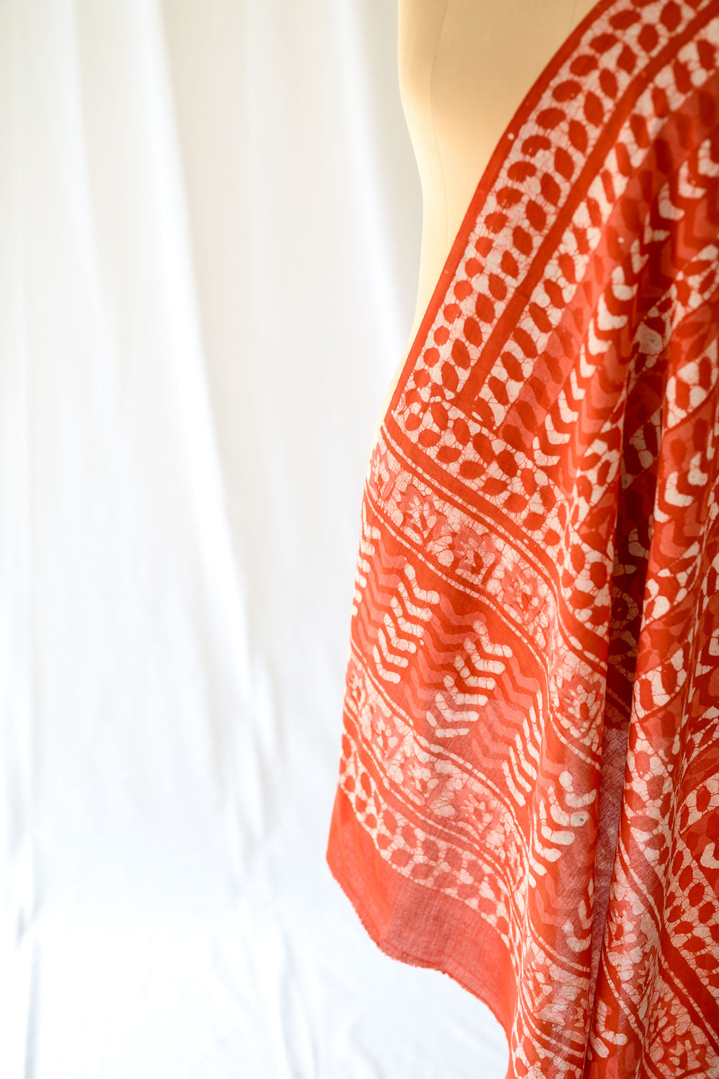 Sunbaked Leaves Bagru Cotton Dupatta