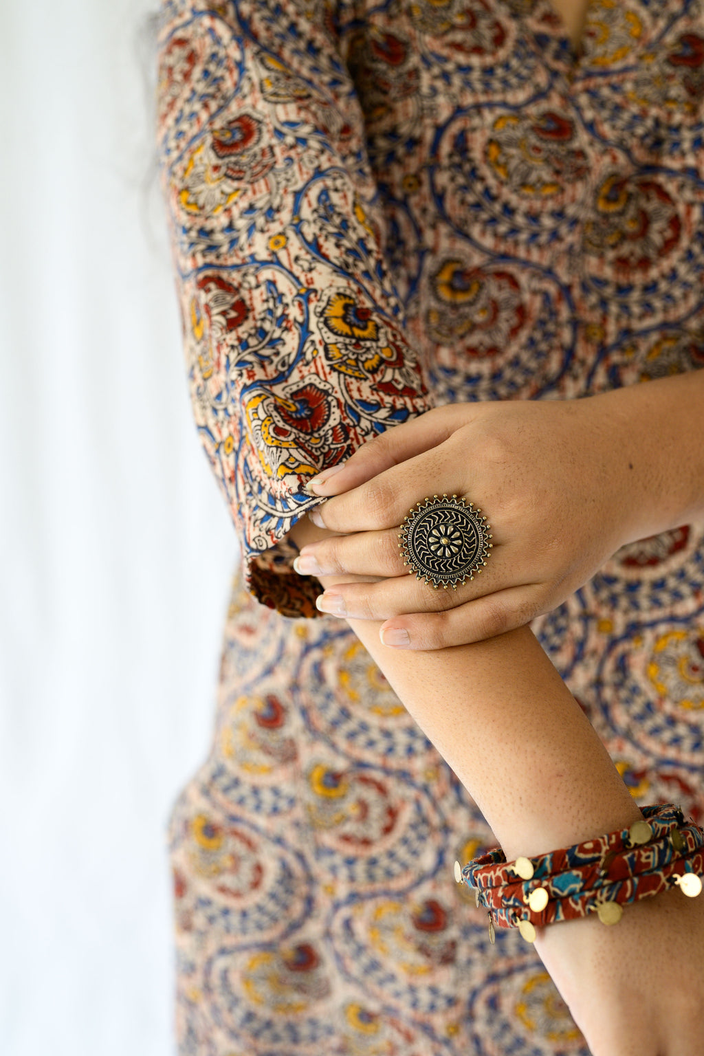 Set of 2- Reva Kalamkari Kurta & Pants Set