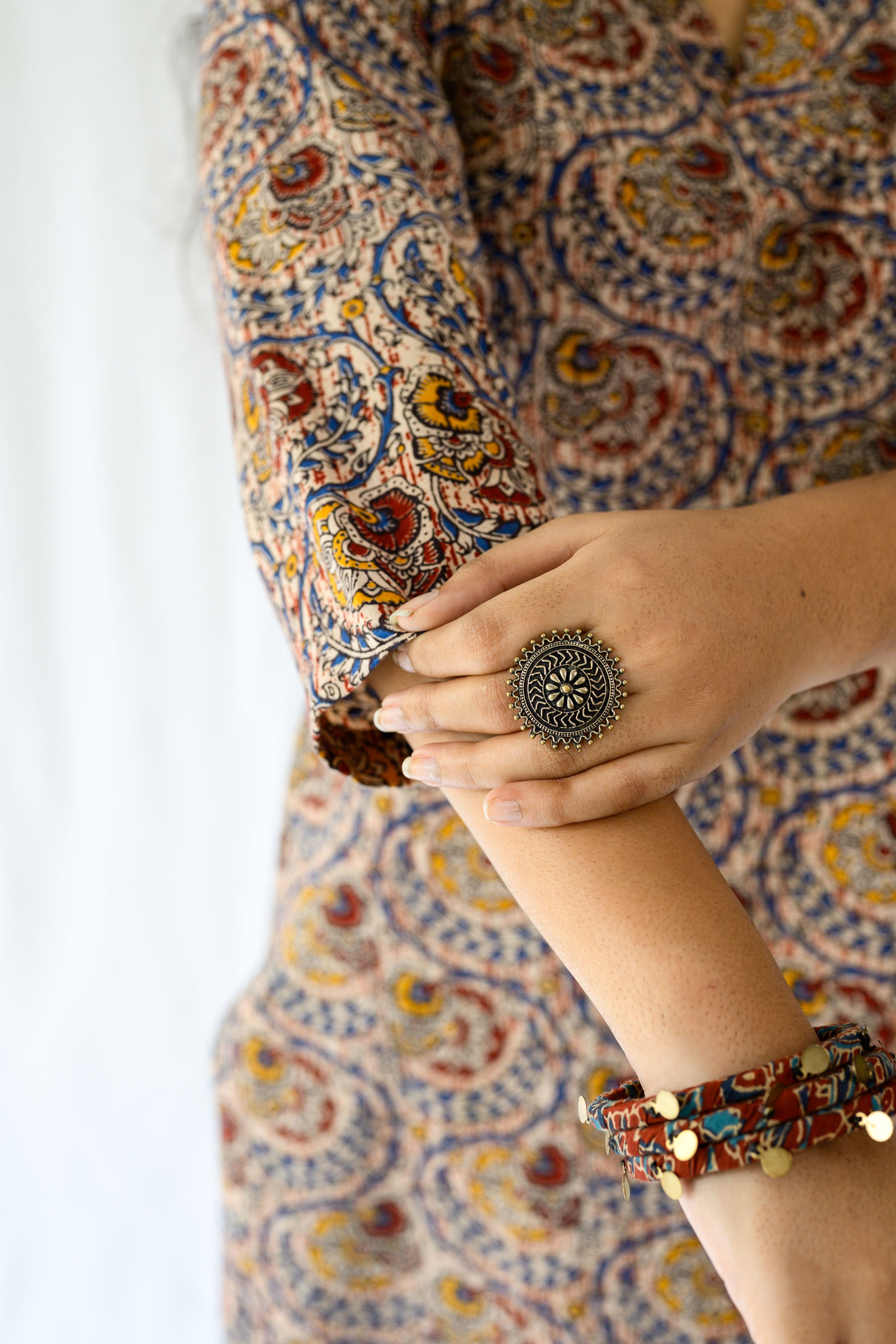Set of 2- Reva Kalamkari Kurta & Pants Set