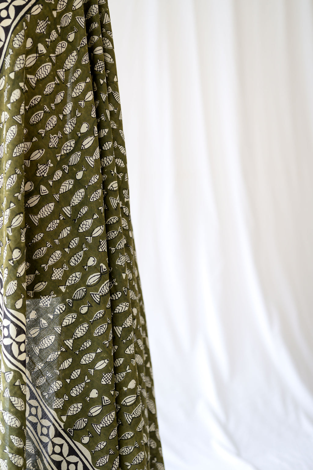 River Song Bagru Cotton Dupatta