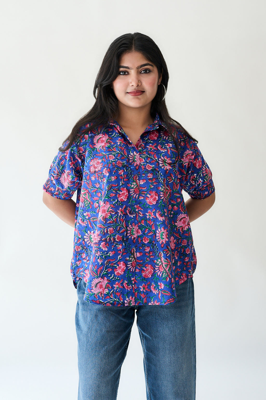 Giselle Sanganeri Kaftan Short top