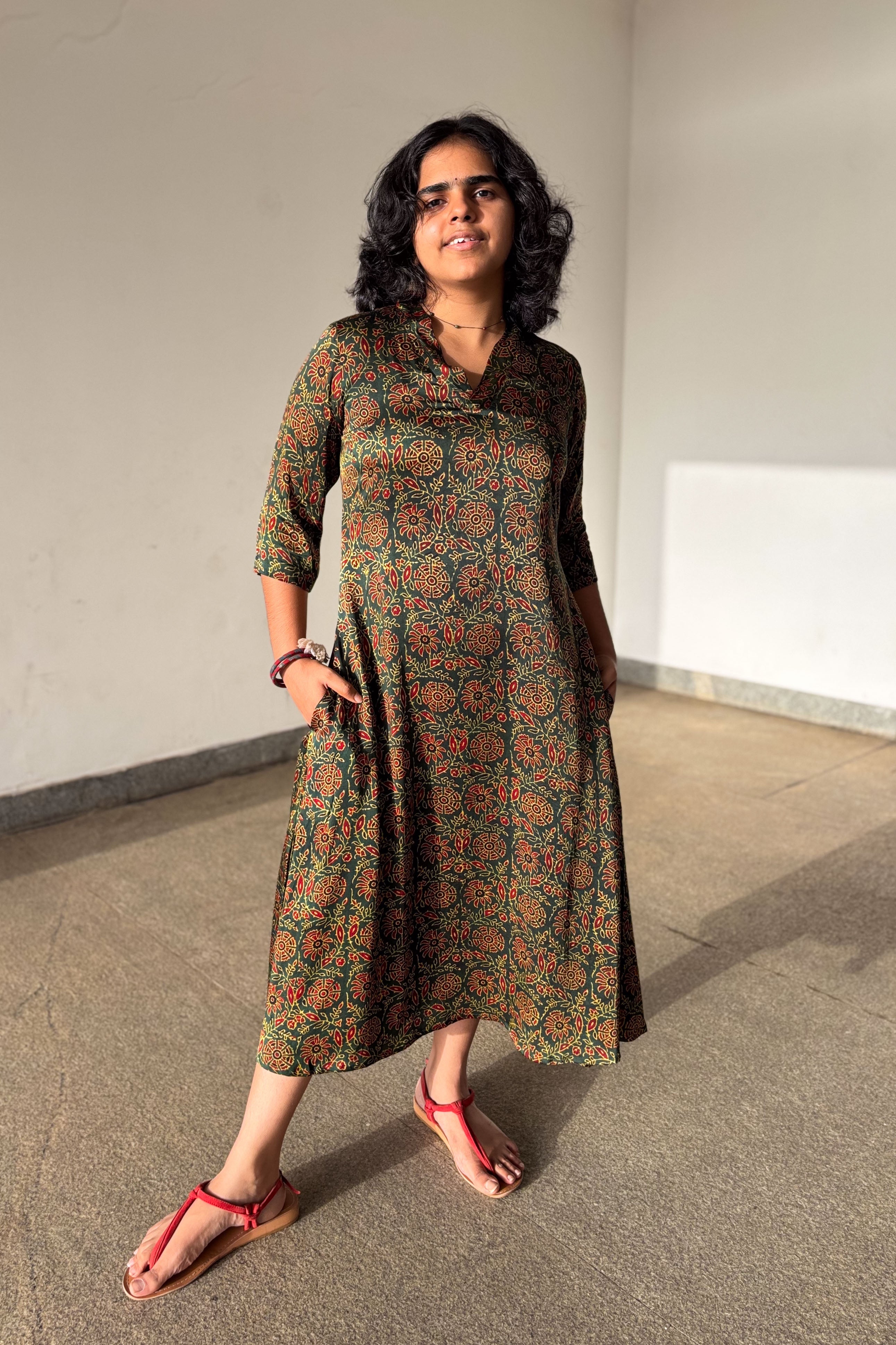 Golzar Modal Ajrakh Dress