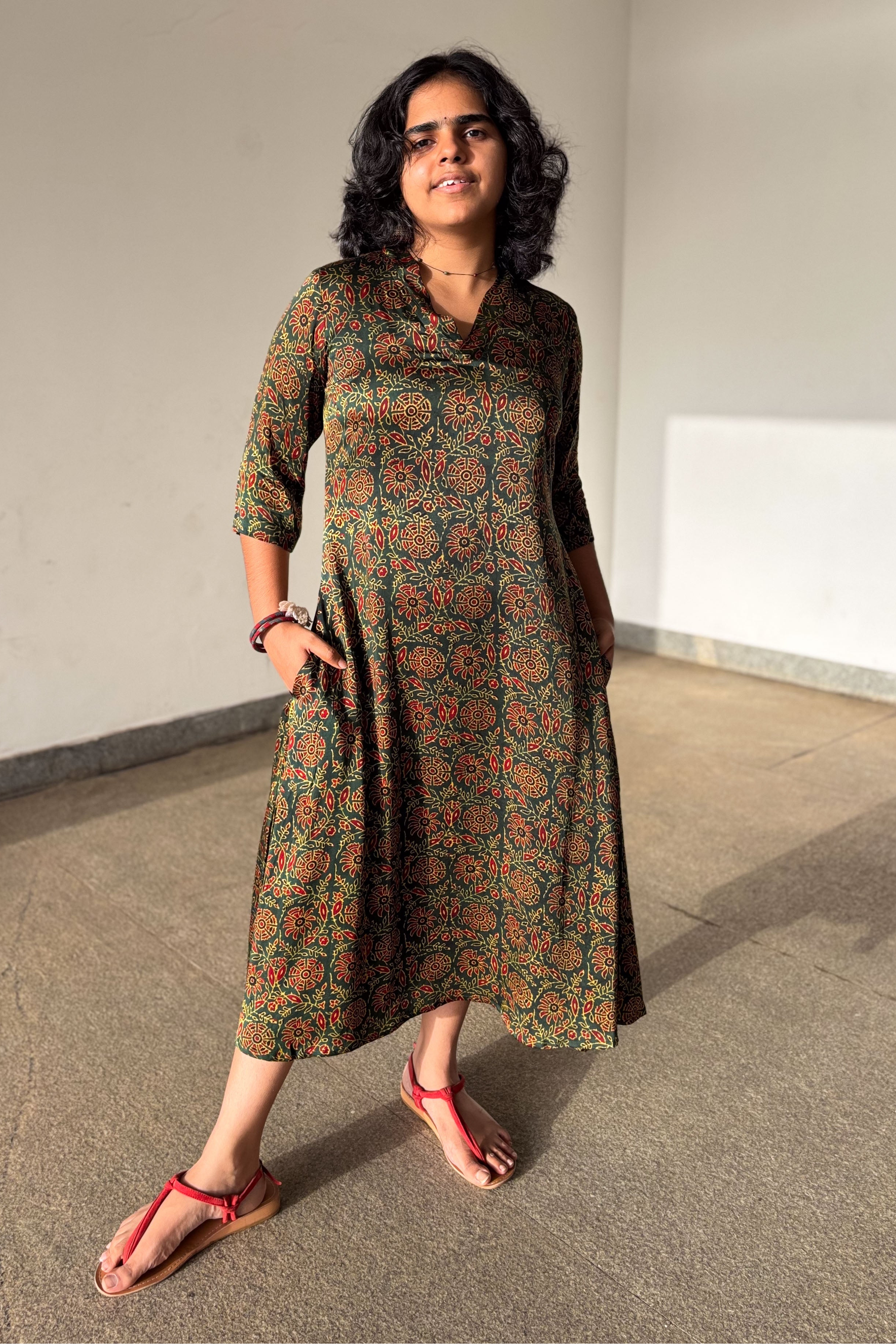 Golzar Modal Ajrakh Dress