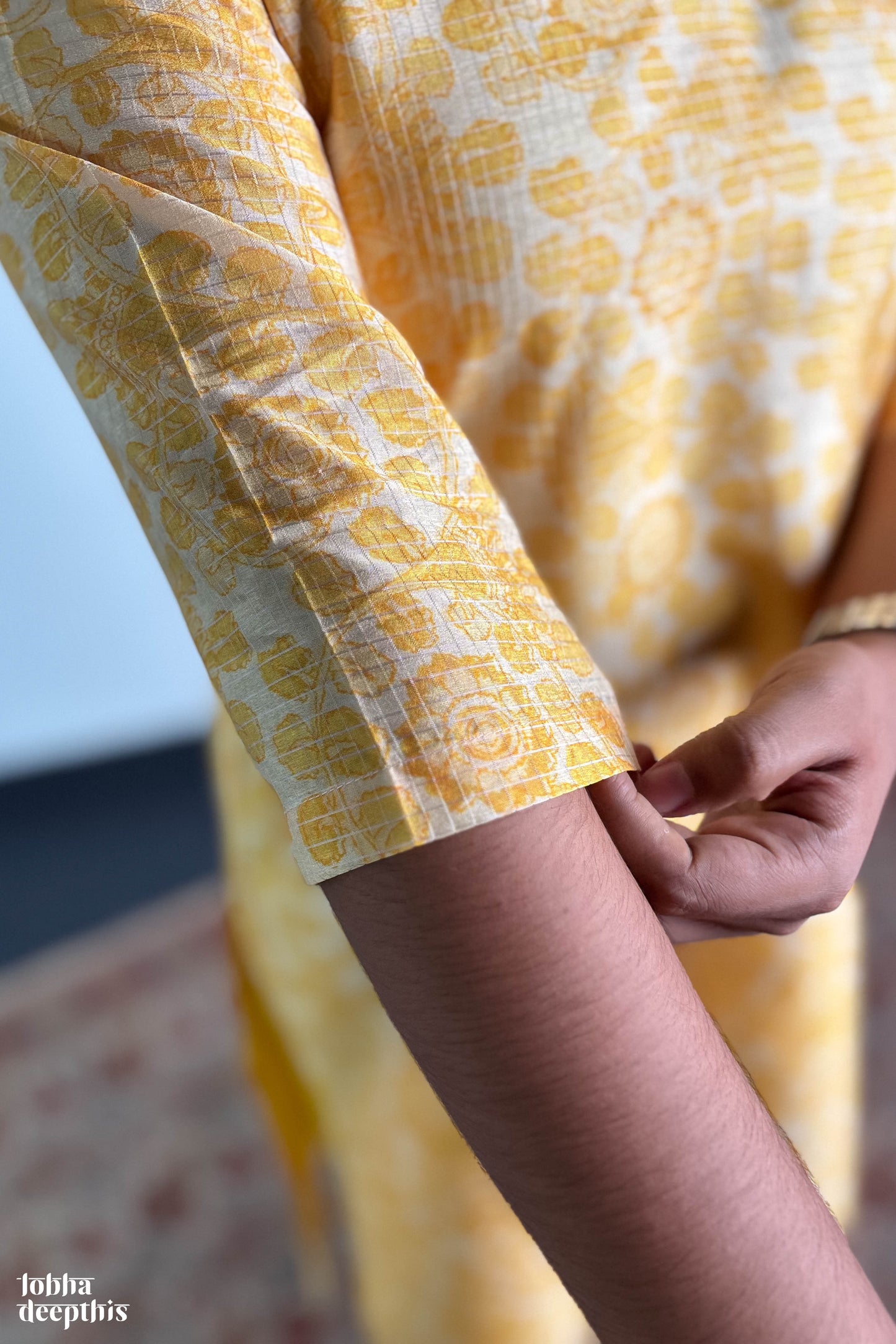 The Monsoon Pastels: Yellow Straight Kurta