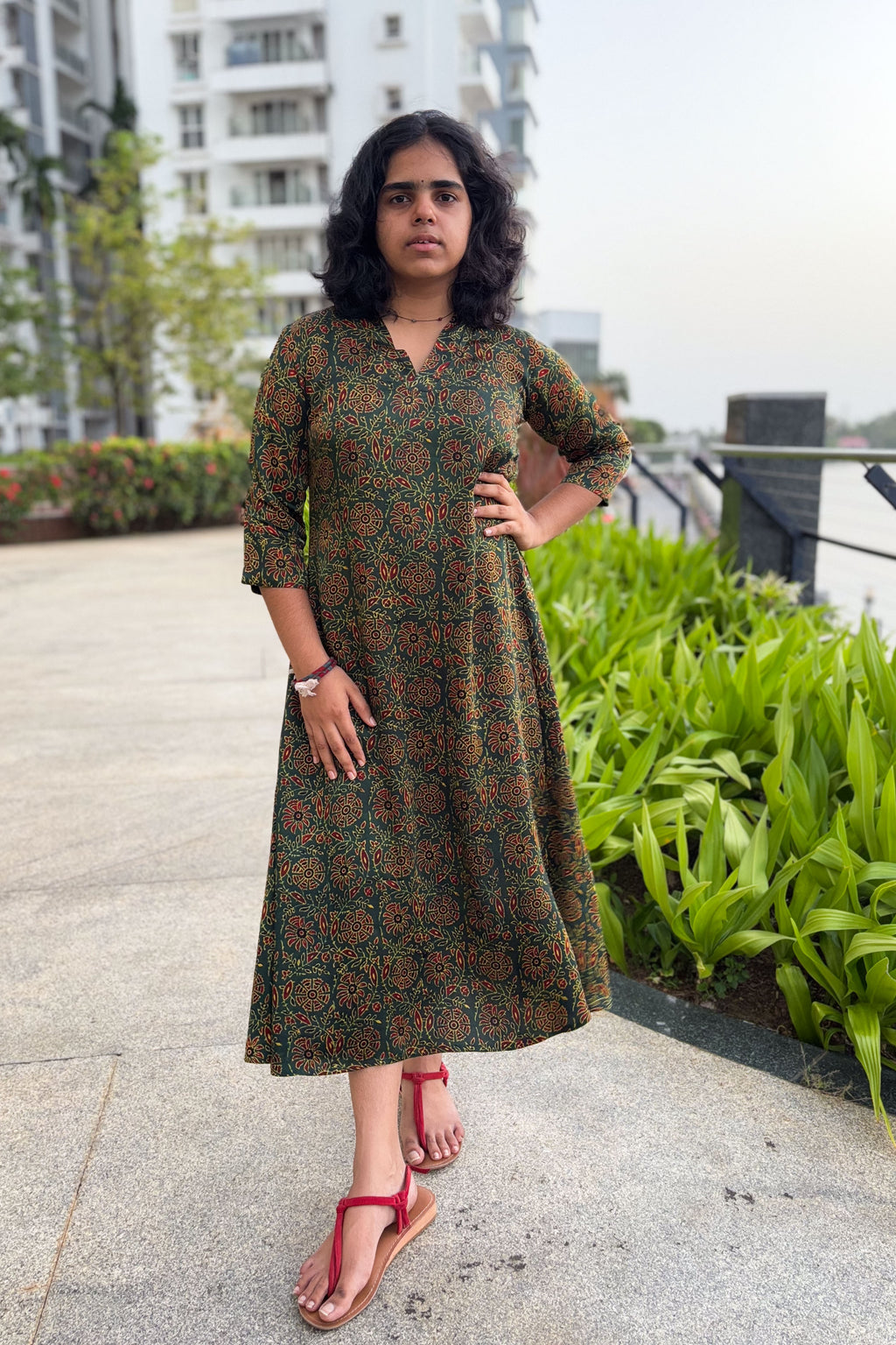 Golzar Modal Ajrakh Dress