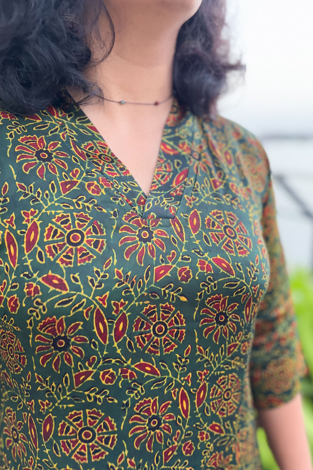 Golzar Modal Ajrakh Dress