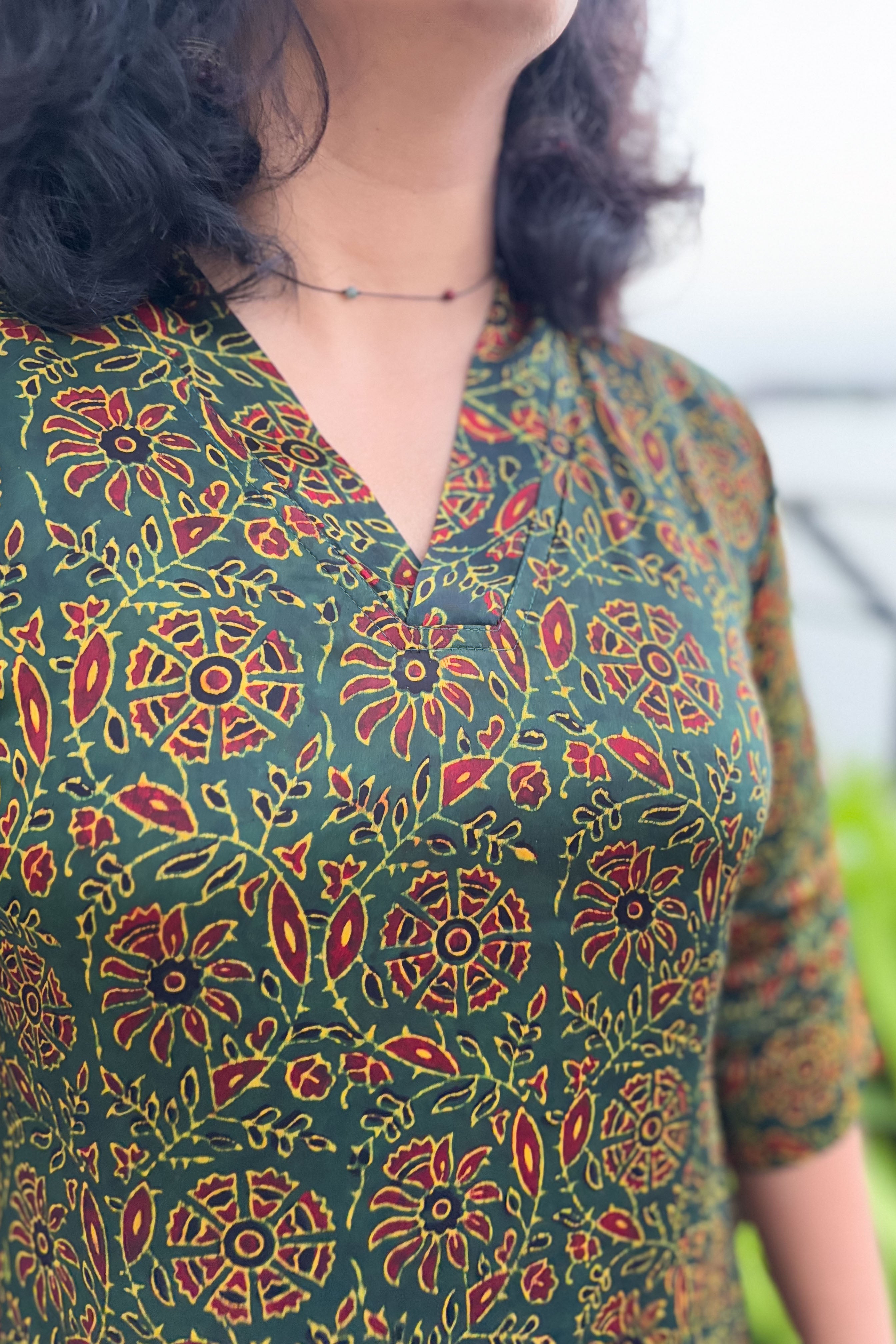 Golzar Modal Ajrakh Dress