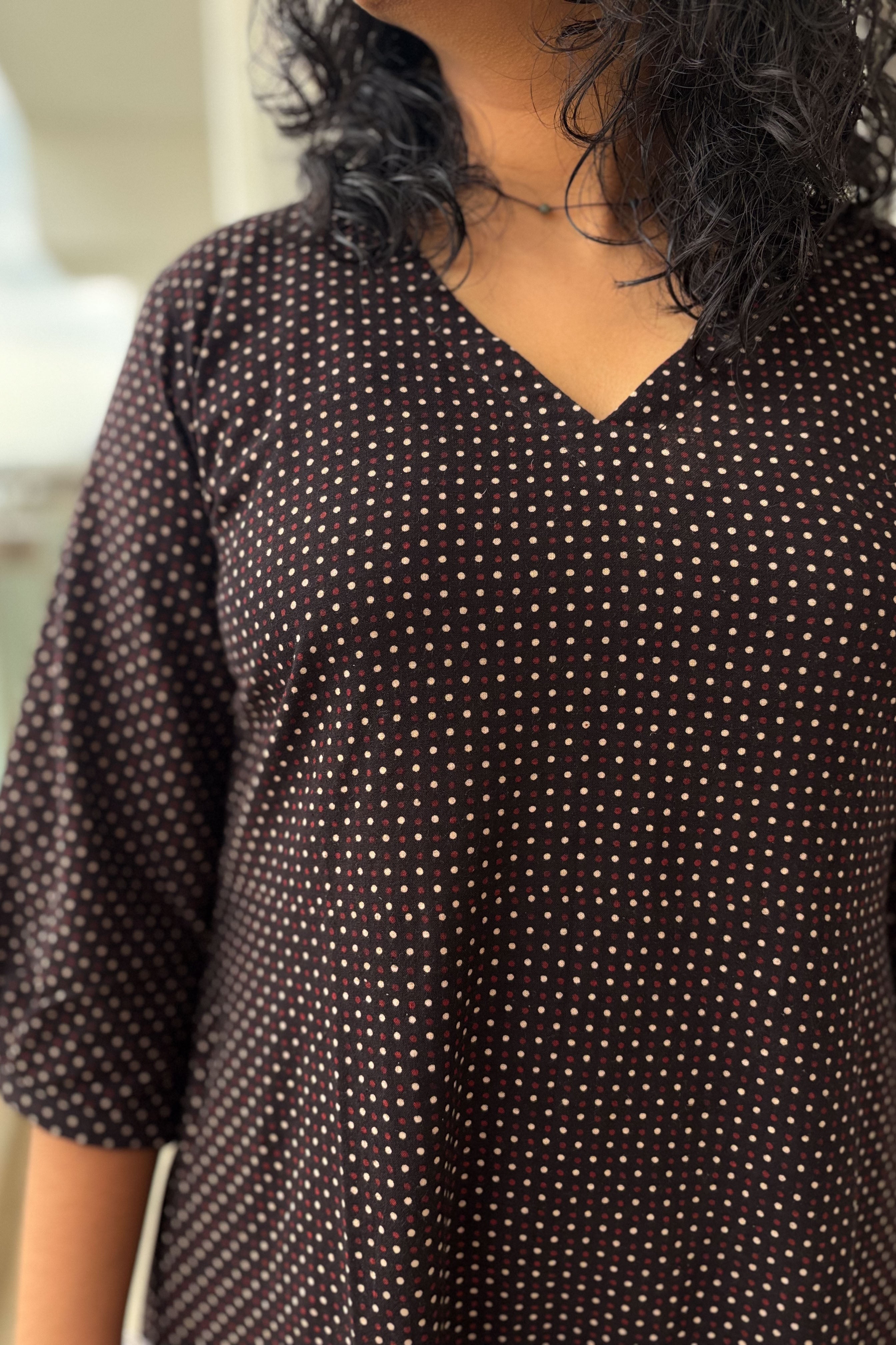 Taarika Black Aline Dress