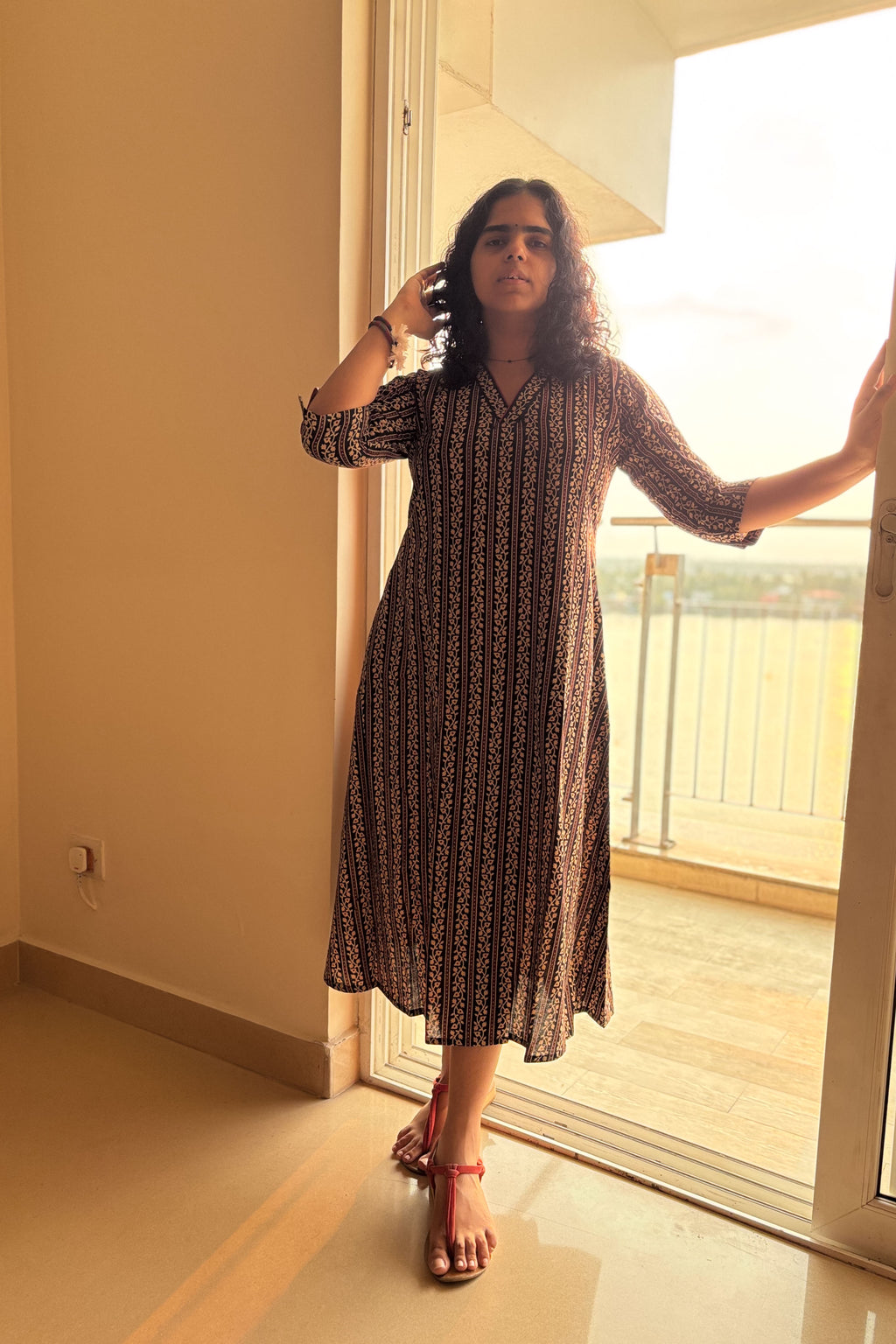 Anuragini Black Aline Dress