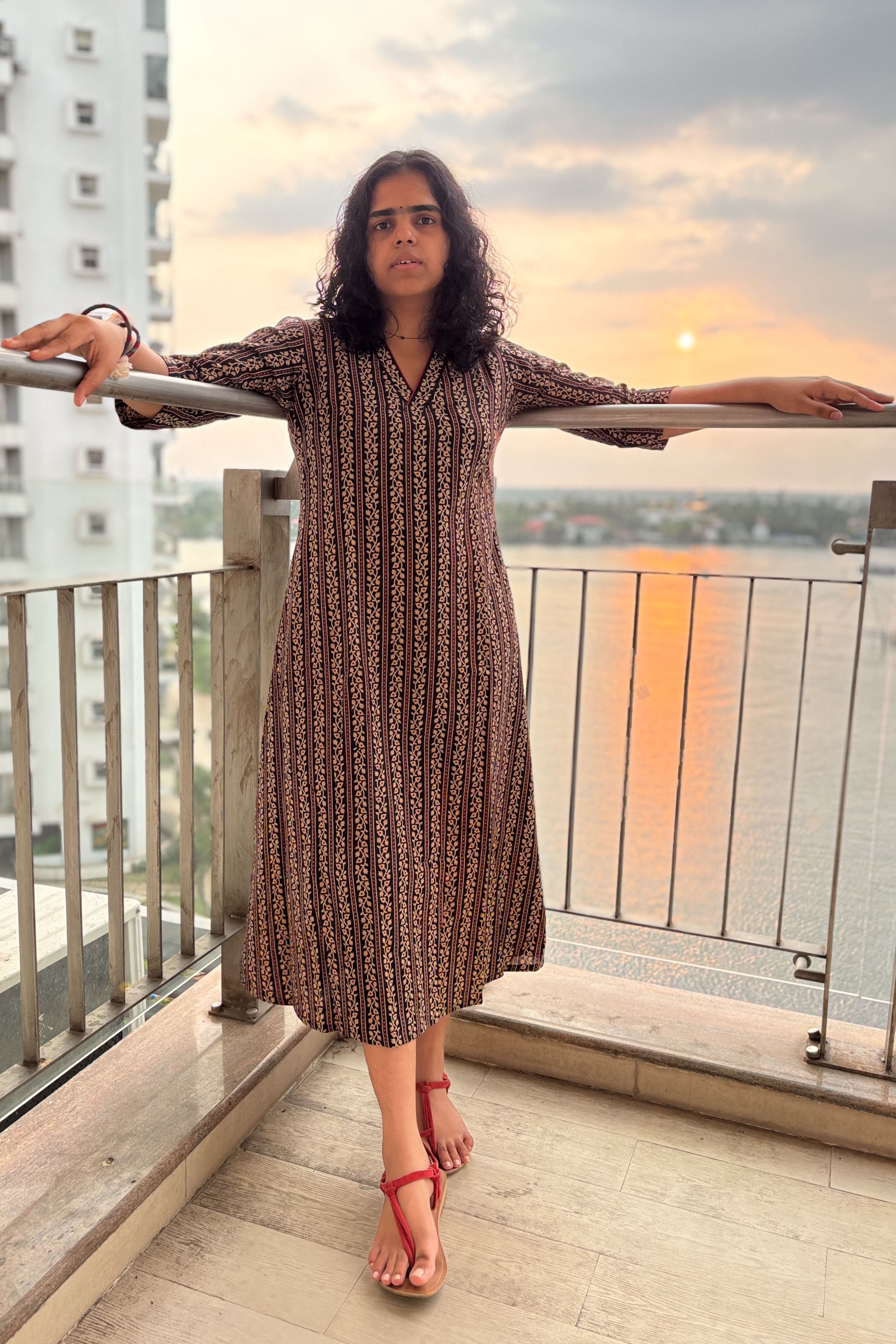 Anuragini Black Aline Dress