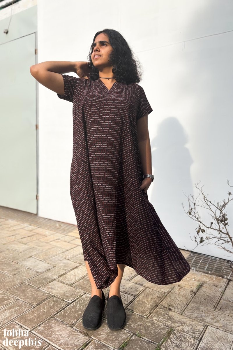 Black Raya Dress - Lobha Deepthis