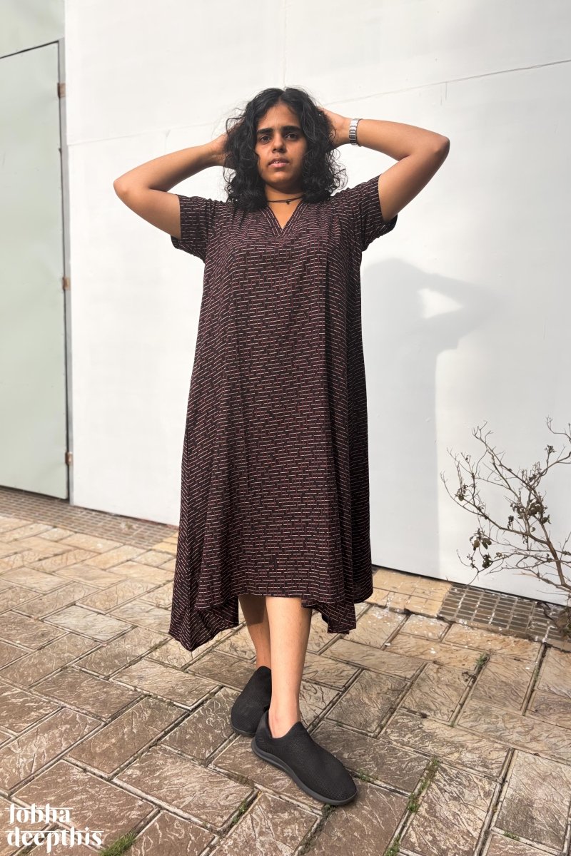 Black Raya Dress - Lobha Deepthis