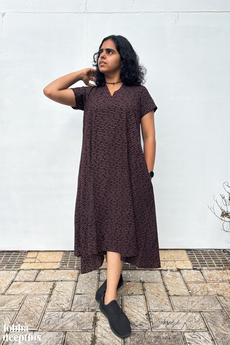 Black Raya Dress - Lobha Deepthis