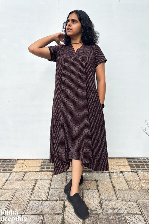 Black Raya Dress - Lobha Deepthis
