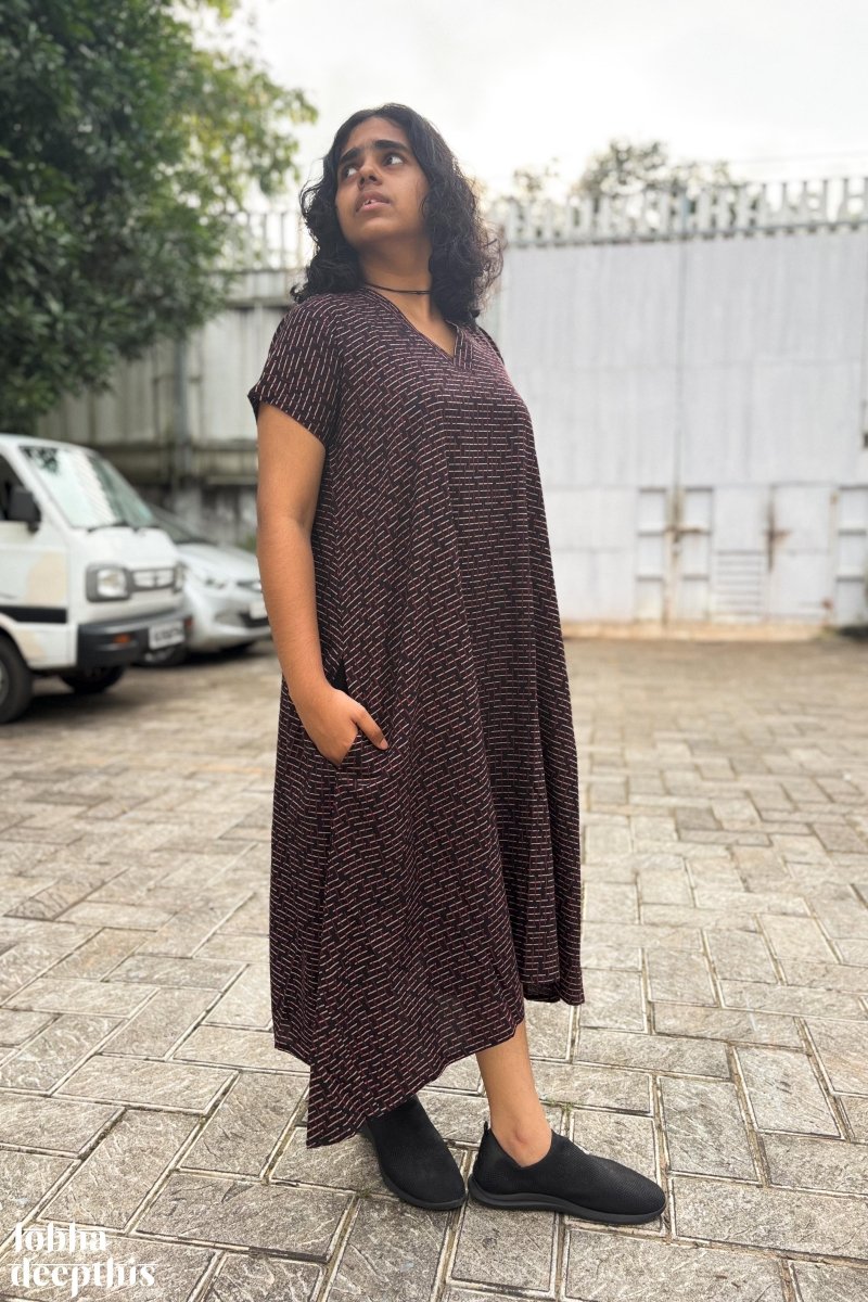 Black Raya Dress - Lobha Deepthis