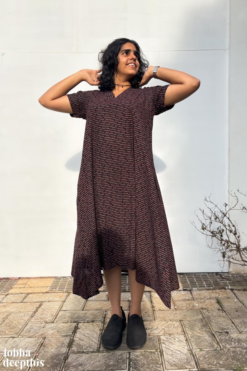 Black Raya Dress - Lobha Deepthis