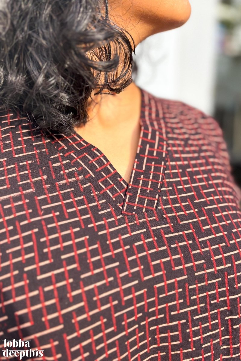 Black Raya Dress - Lobha Deepthis