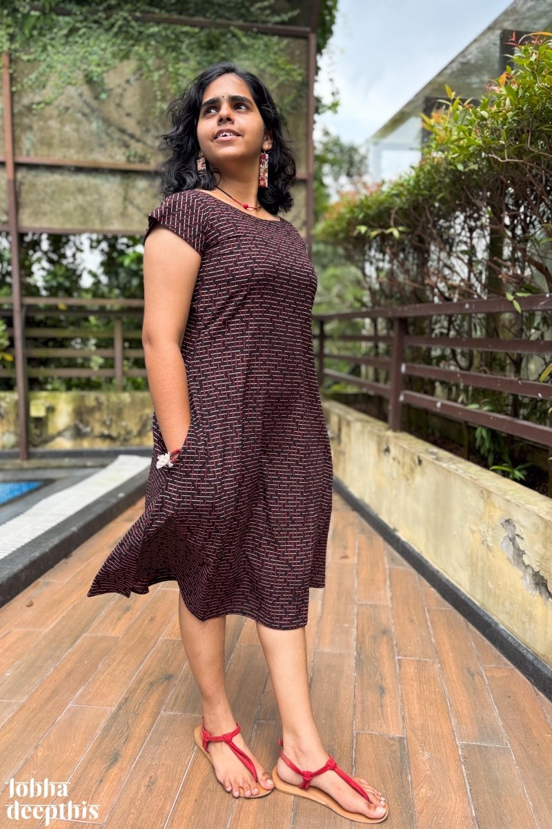 Black Raya Dress - Lobha Deepthis