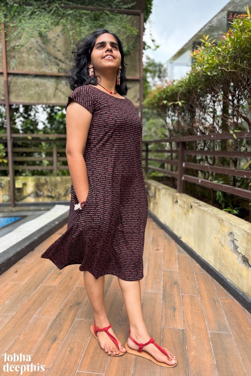 Black Raya Dress - Lobha Deepthis