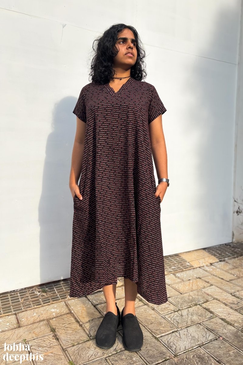 Black Raya Dress - Lobha Deepthis