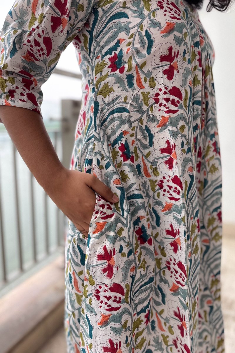 Bonavi Sanganeri Dress - Lobha Deepthis