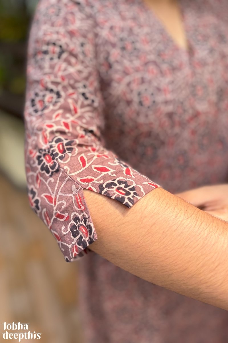 Chocolate Vines Aline Kurta - Lobha Deepthis