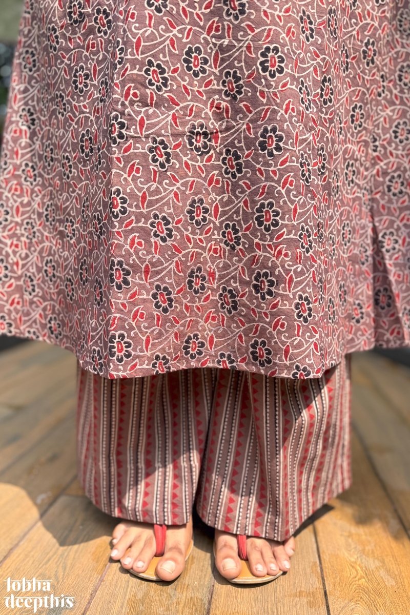 Chocolate Vines Aline Kurta - Lobha Deepthis