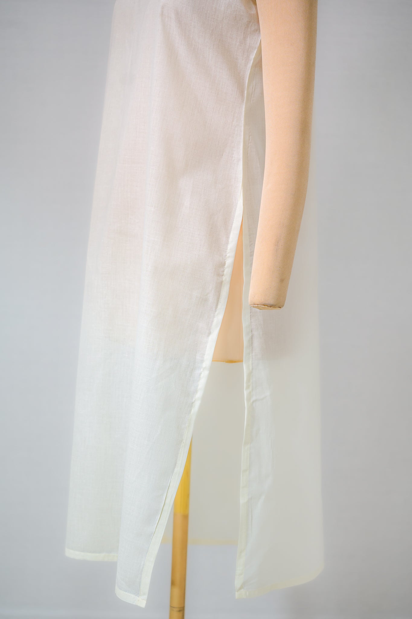 Cotton V Neck Long Inner Slip - Lobha Deepthis