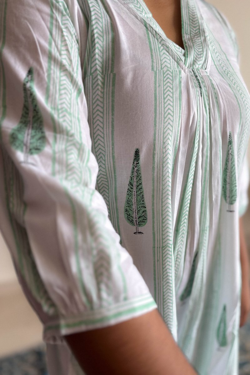 Daruka Sanganeri Dress - Lobha Deepthis