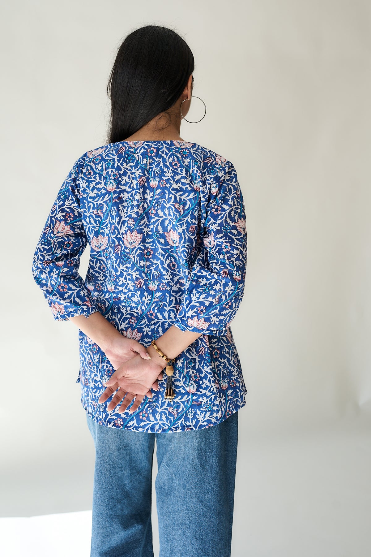 Della Sanganeri Pleated Short Top