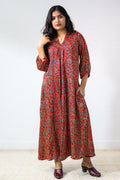 Gulshan Modal Ajrakh Dress - Lobha Deepthis
