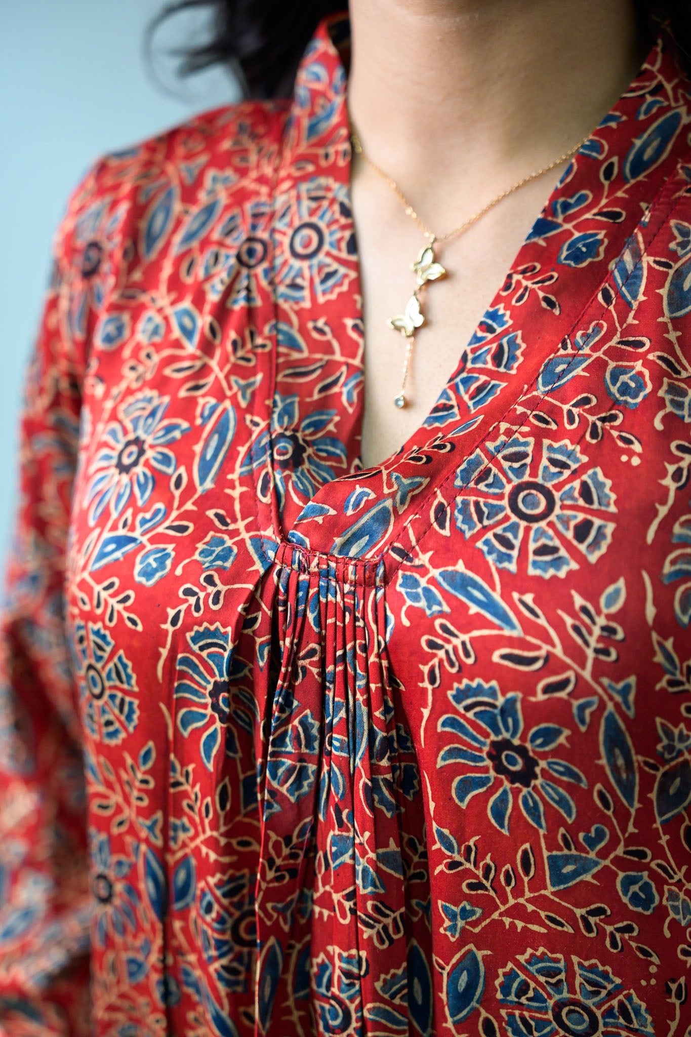 Gulshan Modal Ajrakh Dress - Lobha Deepthis