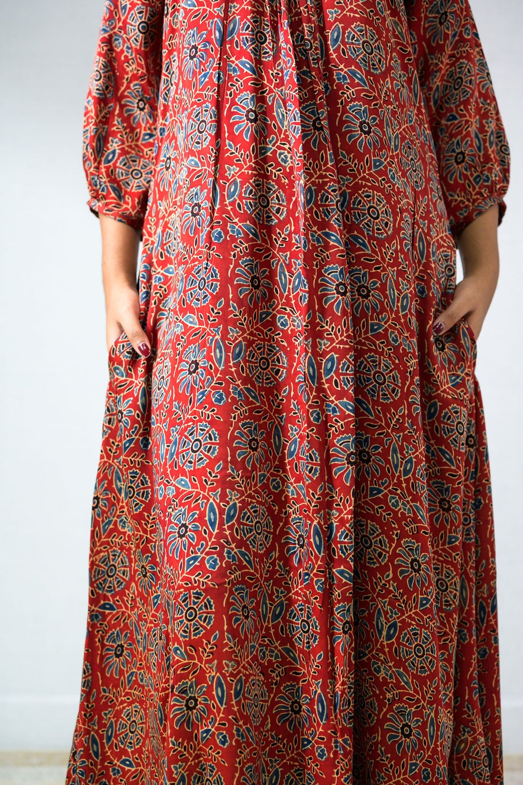 Gulshan Modal Ajrakh Dress - Lobha Deepthis