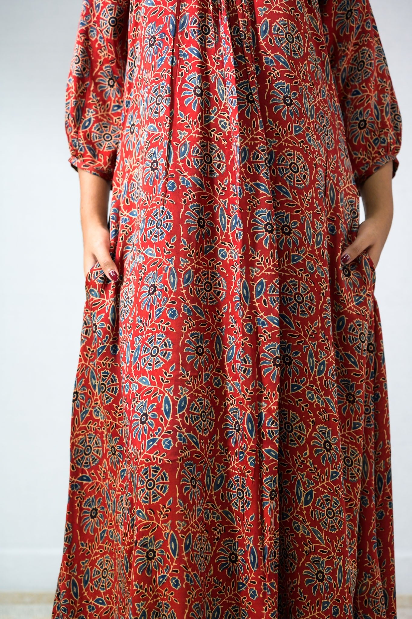 Gulshan Modal Ajrakh Dress - Lobha Deepthis