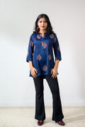 Indigo Pihu Blooms Modal Short top - Lobha Deepthis