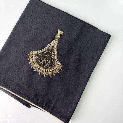 Jimikki Hand Embroidery Blouse Piece - Lobha Deepthis