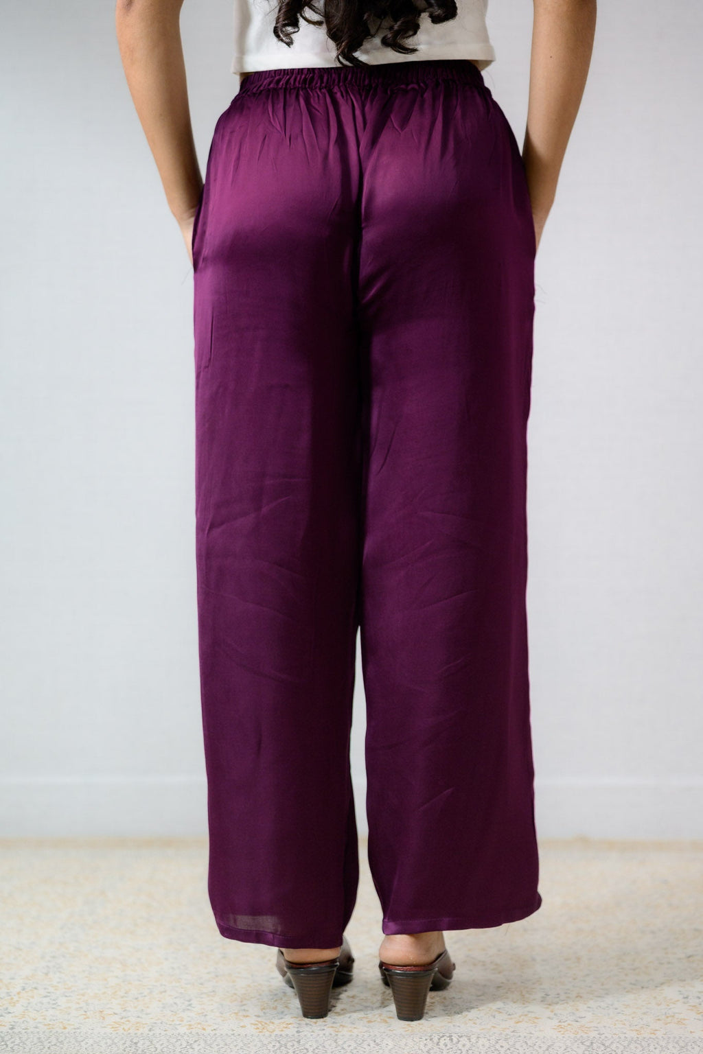 Lavender Modal Parallel Pants - Lobha Deepthis