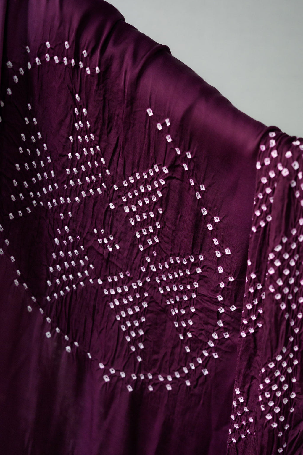 Lavender Rani Modal Bandhani Dupatta - Lobha Deepthis