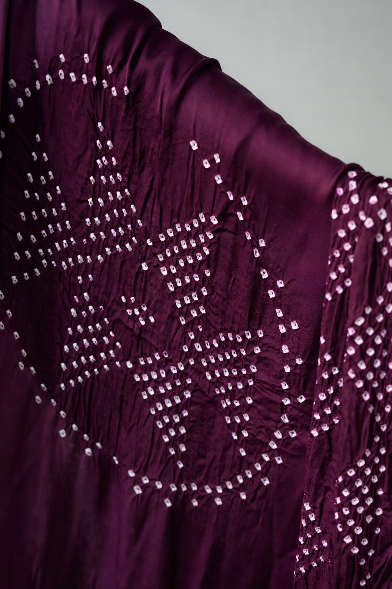 Lavender Rani Modal Bandhani Dupatta - Lobha Deepthis