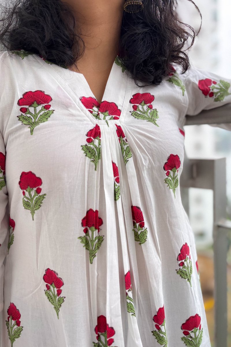 Lilara Sanganeri Dress - Lobha Deepthis