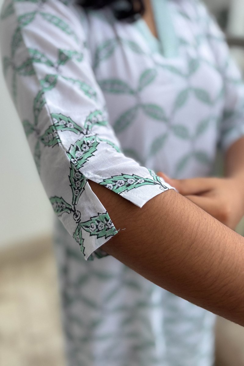 Maranta Sanganeri Aline Dress - Lobha Deepthis