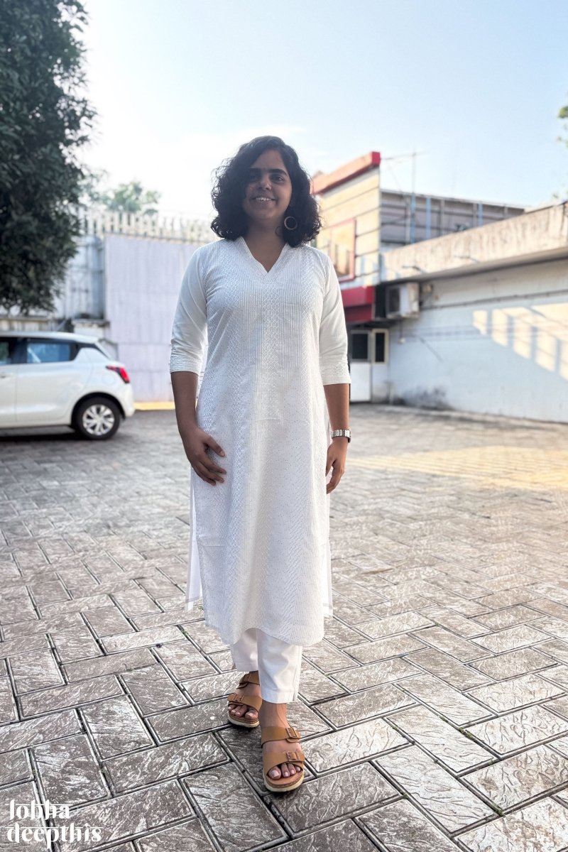 Nihara Straight Kurta - Lobha Deepthis