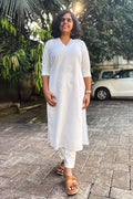 Nihara Straight Kurta - Lobha Deepthis