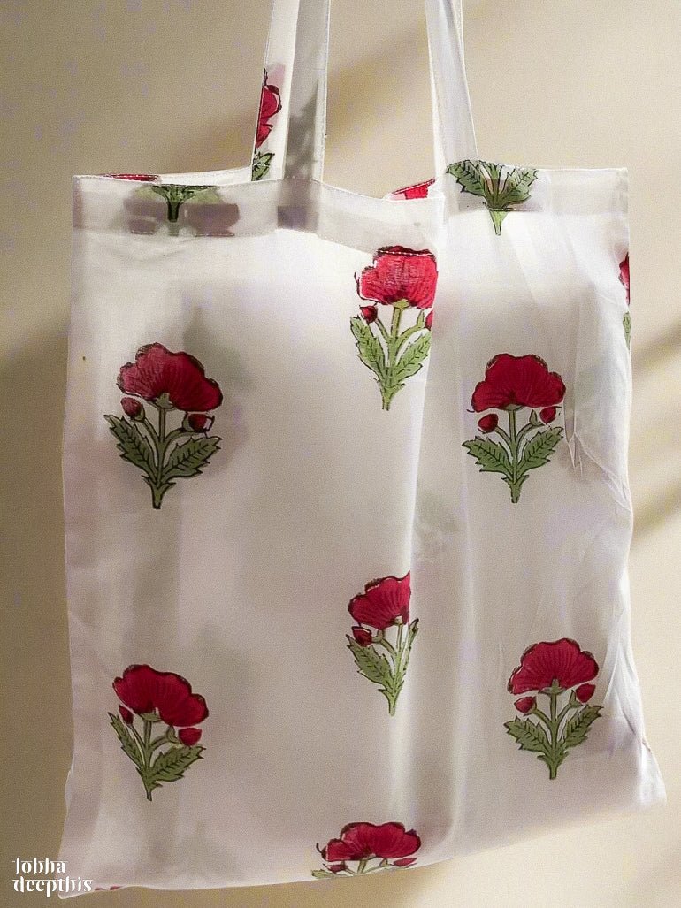 No - Waste Tote (Upcycled Cloth Bag) - Lobha Deepthis