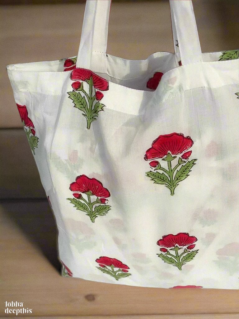 No - Waste Tote (Upcycled Cloth Bag) - Lobha Deepthis