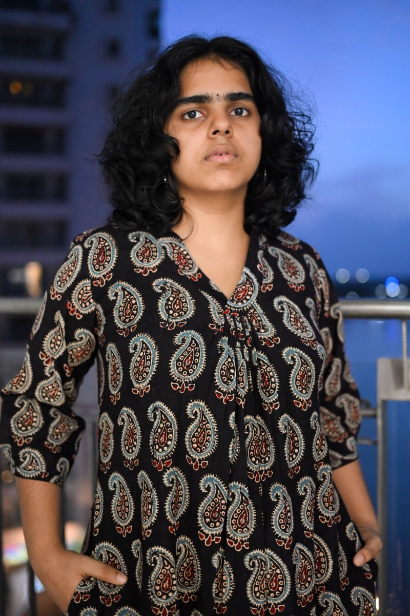 Paisleys in Black Dress - Lobha Deepthis